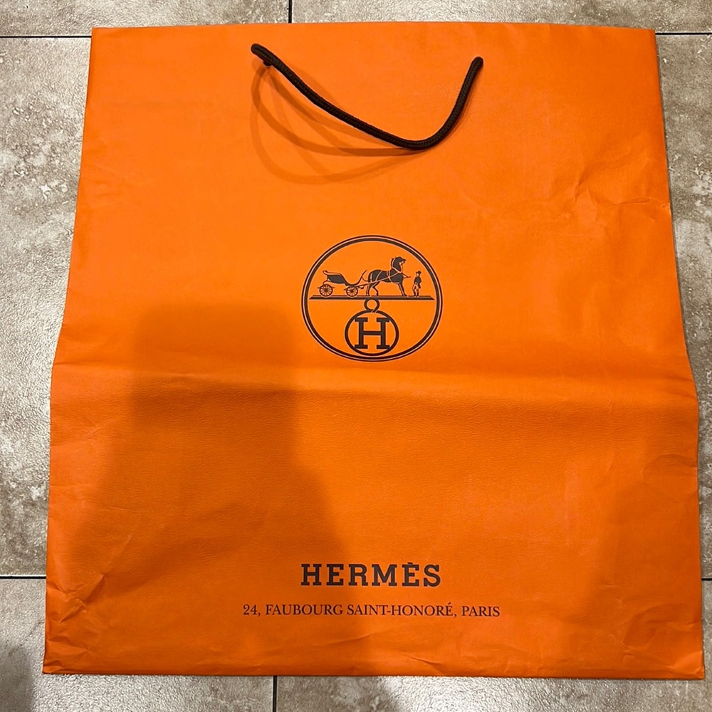 Hermes authentic gift bag